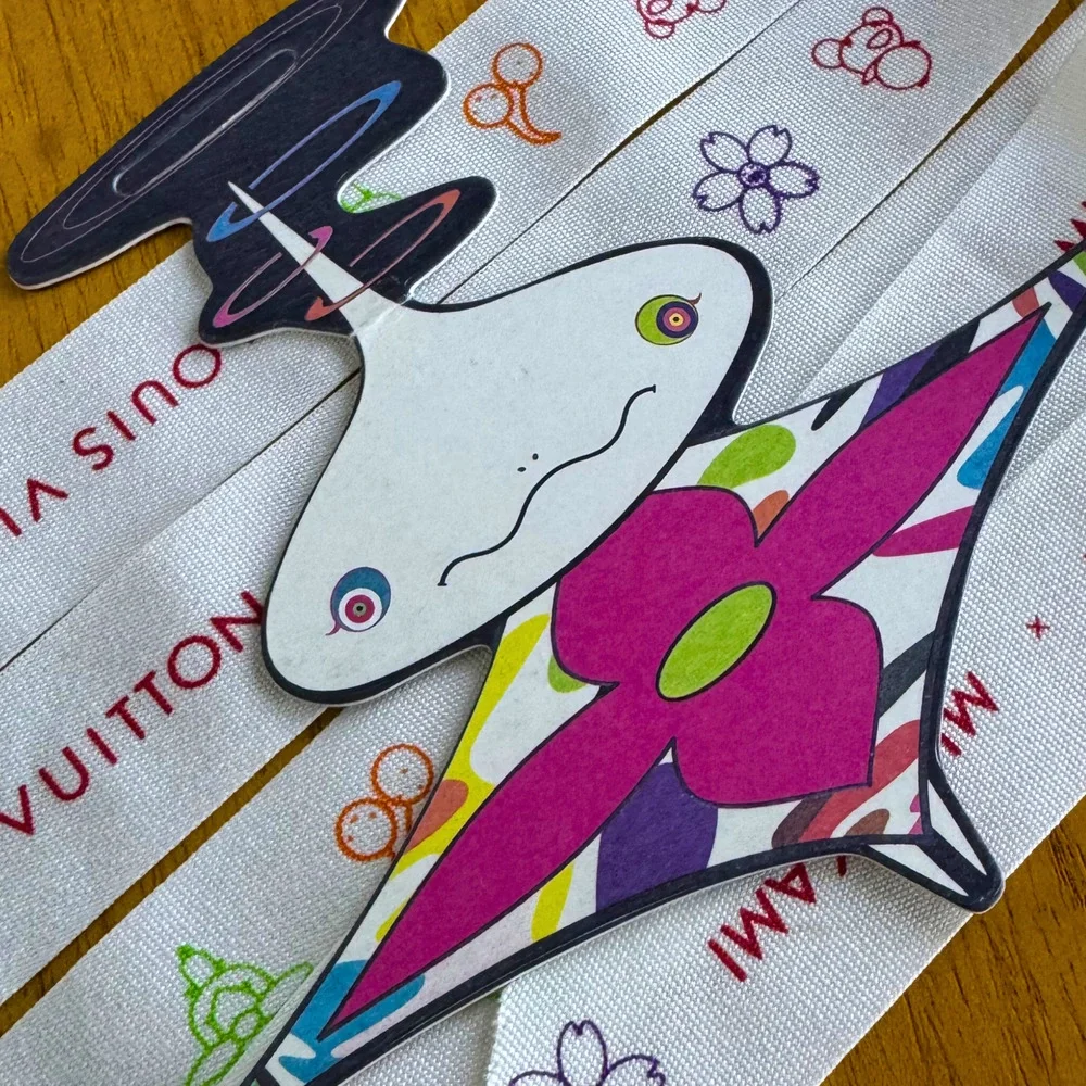 Louis Vuitton x Takashi Murakami Onion Head Hang Tag Gift Paper Bag Charm 2025